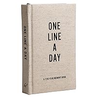 Canvas One Line a Day: A Five-Year Memory Book (Yearly Memory Journal and Diary, Natural Canvas Cover) Canvas One Line a Day: A Five-Year Memory Book (Yearly Memory Journal and Diary, Natural Canvas Cover) Diary