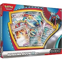 Pokémon TCG: Roaring Moon ex Box (1 Foil Promo Card, 1 Oversize Foil Card & 4 Booster Packs)