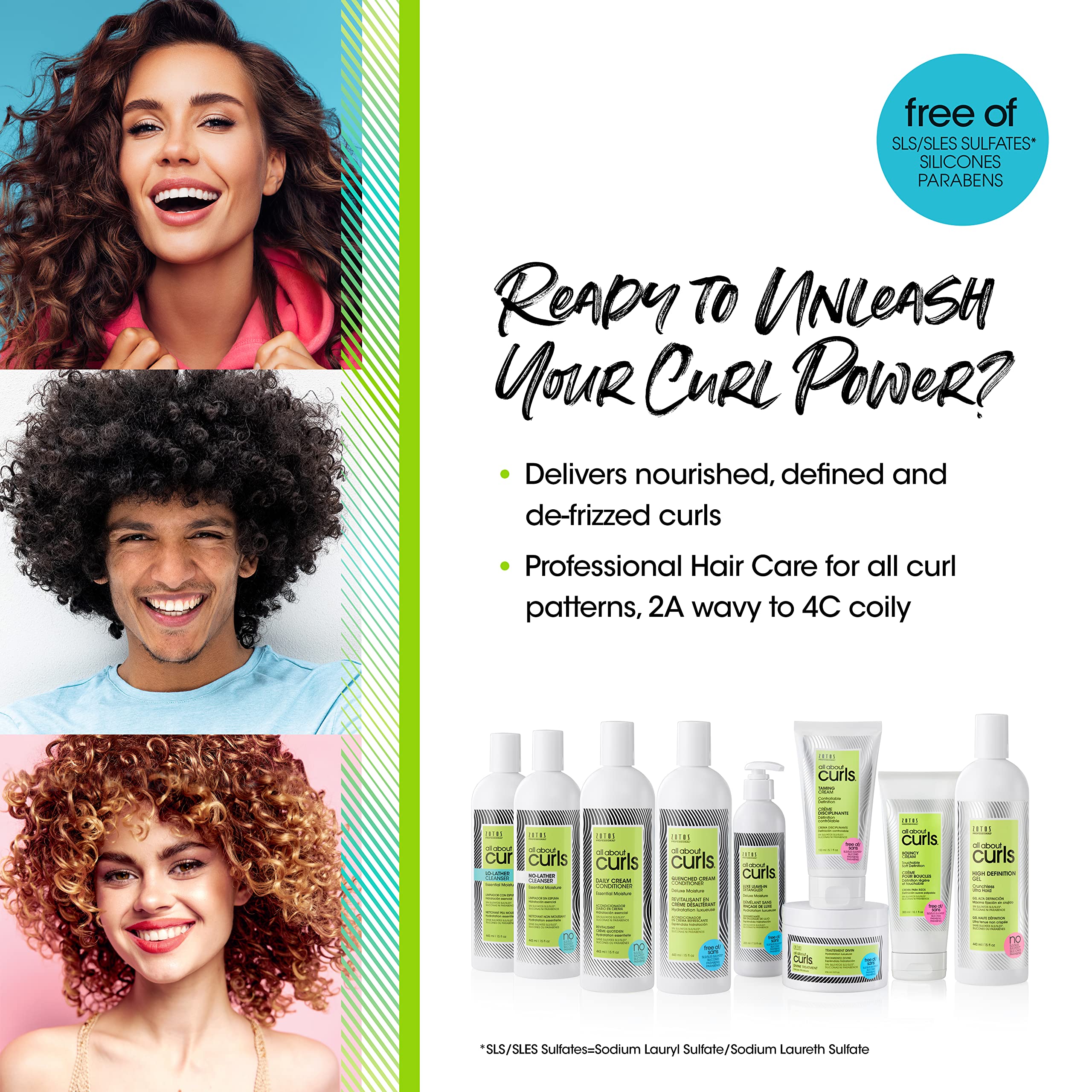 All About Curls High Definition Gel | Crunchless Ultra Hold | Define, Moisturize, De-Frizz | All Curly Hair Types