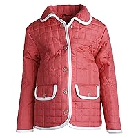 URBAN REPUBLIC Girl Toddler Quilted Leather Moto Biker Spring Rain Barn Jacket