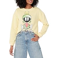 Looney Tunes Women's Ladies Marvin The Martian Fashion Fleece Sweatshirt