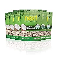 Next Organics Dried Coconut 6 oz Bag (Pack of 6)