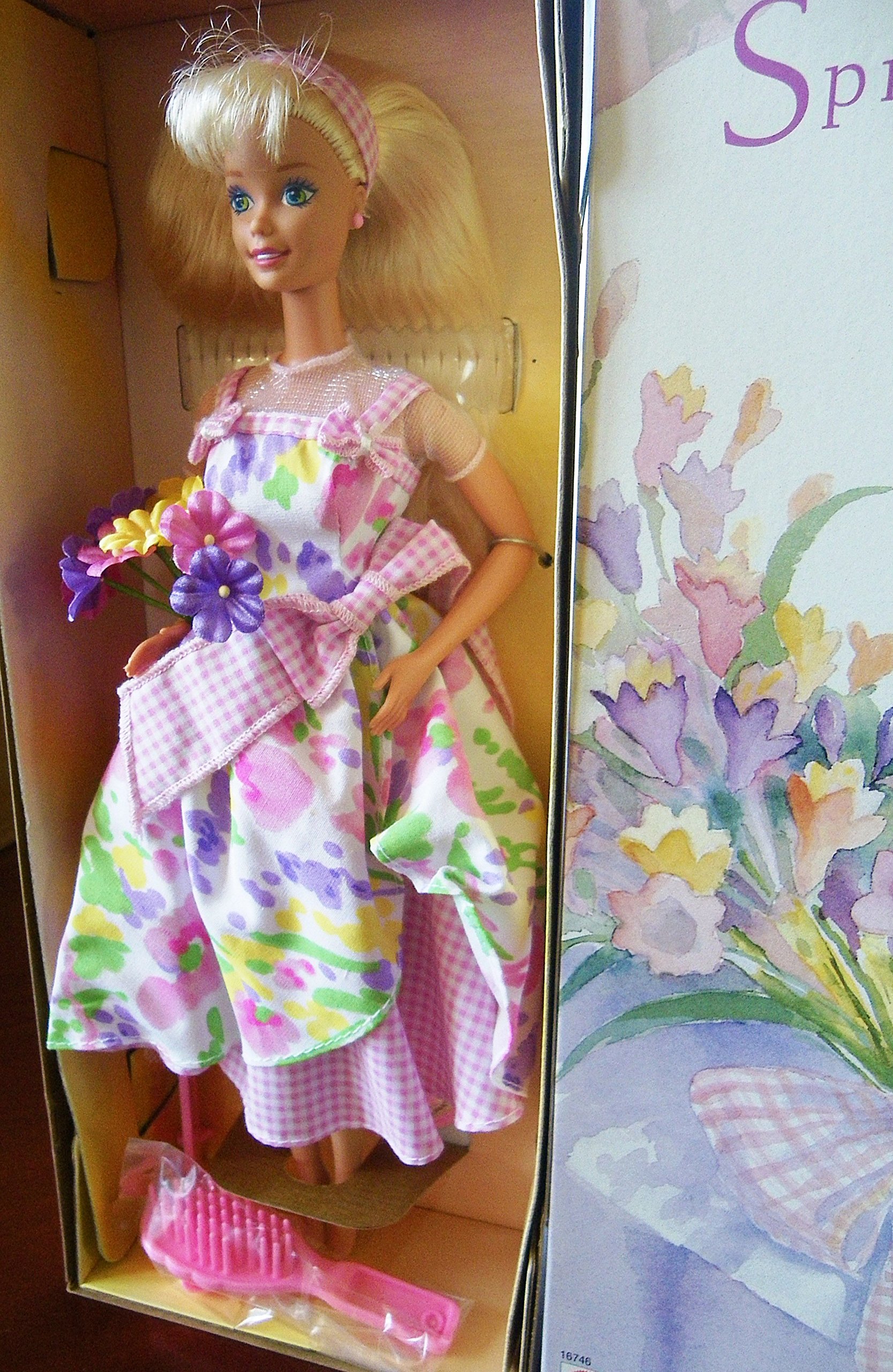 Mattel Avon Special Edition Spring Petals Barbie Doll Second in Series