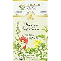 Celebration Herbals Tea Herbal Loosepack Organic Yarrow Leaf Flower - 40 g