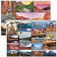 Zion & Our National Parks 2X Jigsaw Puzzles Bundle - 1000 Piece Puzzles - Yellowstone, Yosemite, Acadia, Arches, Crater Lake + More