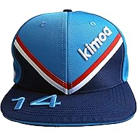 KIMOA Alpine Racing F1 2022 Team Fernando Alonso French GP Hat Flatbrim Navy Blue