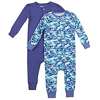 Hanes Unisex-Baby Hanes Suits, Ultimate Baby Flexy Knit Pajamas, Play And Sleep 2-Pack