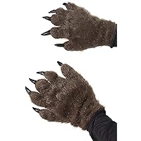 Smiffys Men's Brown Hairy Monster Hands