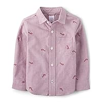 Gymboree Boys' and Toddler Long Sleeve Button Up Dress Shirts