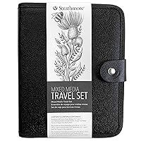 Strathmore Mixed Media Travel Set with Lyra Pencils and Portfolio – Professional Drawing and Sketching Art Supplies