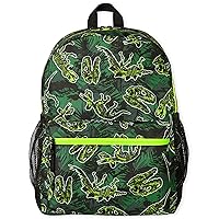 The Children's Place Kids' Preschool Elementary Backpack for Boys Girl, Green Dino, NO_Size