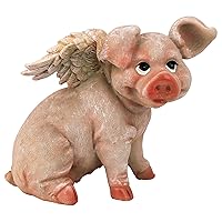 Design Toscano QL57201 Hog Heaven Flying Pigs Statue Collection: Sitting, 9