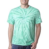 Gildan Tie-Dye - Cotton Vat-Dyed Cyclone T-Shirt. 67 - XX-Large - Kelly