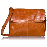 Florentine Flap Front Handbag 3522 Cherry, Honey, One Size