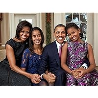 OBAMA FAMILY GLOSSY POSTER PICTURE PHOTO president barack white house decor