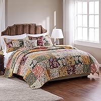 Greenland Home Antique Chic Quilt-Sets, King/California King (5 Piece), Multi