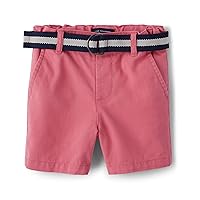 The Children's Place Baby Boys' and Toddler Twill Belted Chino Short