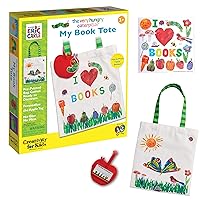 Creativity for Kids The Very Hungry Caterpillar: My Book Tote - Create a DIY Canvas Book Bag from The World of Eric Carle Books, Preschool Crafts for Toddlers Ages 3-5+
