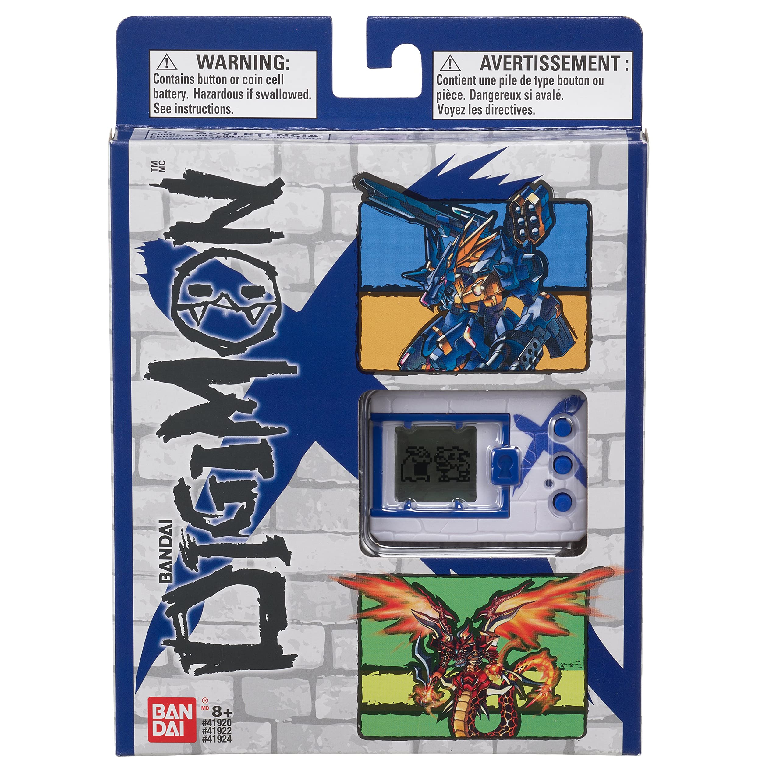 Digimon X Bandai Digivice Virtual Pet Monster - White & Blue (41922)