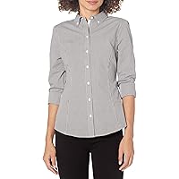 Cutter & Buck Women's Epic Easy Care Long Sleeve Gingham Collared Shirt