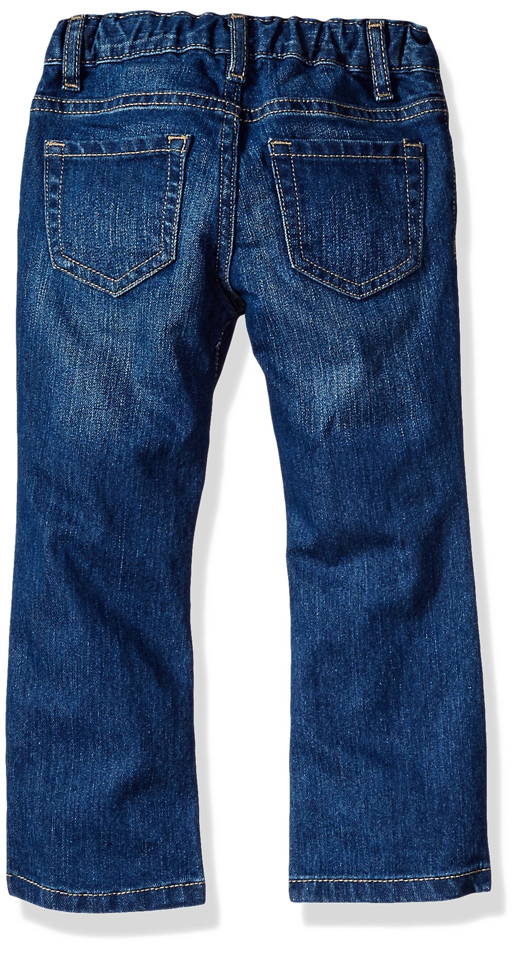The Children's Place Baby Girls and Toddler Girls Basic Bootcut Jeans, Indigo Stone, 5T