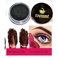 Itay Beauty Hair & Brow Building Keratin Fiber Black 5 Gr (Not Includes Brow Wax)