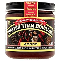 Better Than Bouillon Culinary Collection Base, Adobo Base, Contains 38 Servings Per Jar, 8-Ounce Glass Jar (Pack of 1)