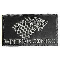 Game of Thrones House Stark Patch - Funny Tactical Military Morale Embroidered Patch Hook Fastener Backing Black Background