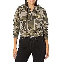 True Religion Women's Tr Camo Zip Cinched Hoodie