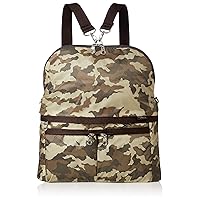 Isaac Y91-04-16 Travel Series Backpack & Shoulder Bag, Green, Camouflage