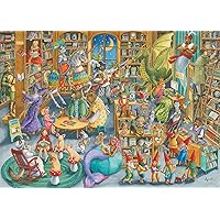 Ravensburger Midnight at The Library 1000 Piece Jigsaw Puzzle for Adults - 12000489 - Handcrafted Tooling, Made in Germany, Every Piece Fits Together Perfectly