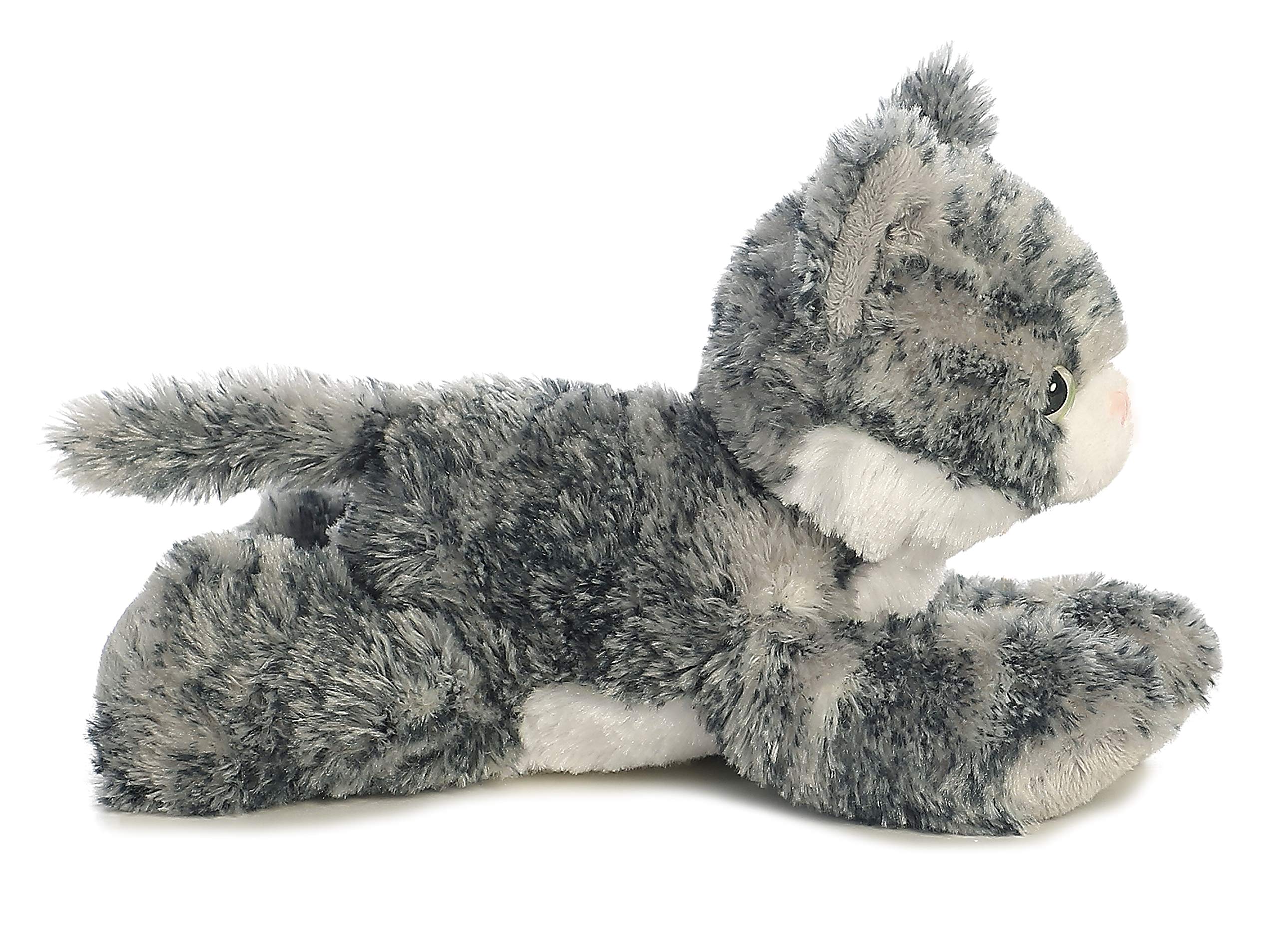 Aurora® Adorable Mini Flopsie™ Lily™ Stuffed Animal - Playful Ease - Timeless Companions - Gray 8 Inches