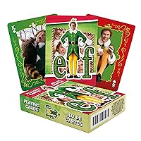 AQUARIUS ELF Playing Cards - Elf the Movie Themed Deck of Cards for Your Favorite Card Games - Officially Licensed Elf Movie Merchandise & Collectibles
