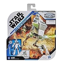 STAR WARS Mission Fleet Expedition Class Captain Rex Clone Combat 2.5-Inch-Scale Figure and Vehicle, Toys for Kids Ages 4 and Up