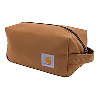 Carhartt Travel Kit, Durable Toiletry Organizer Bag, Travel Kit (Carhartt Brown)