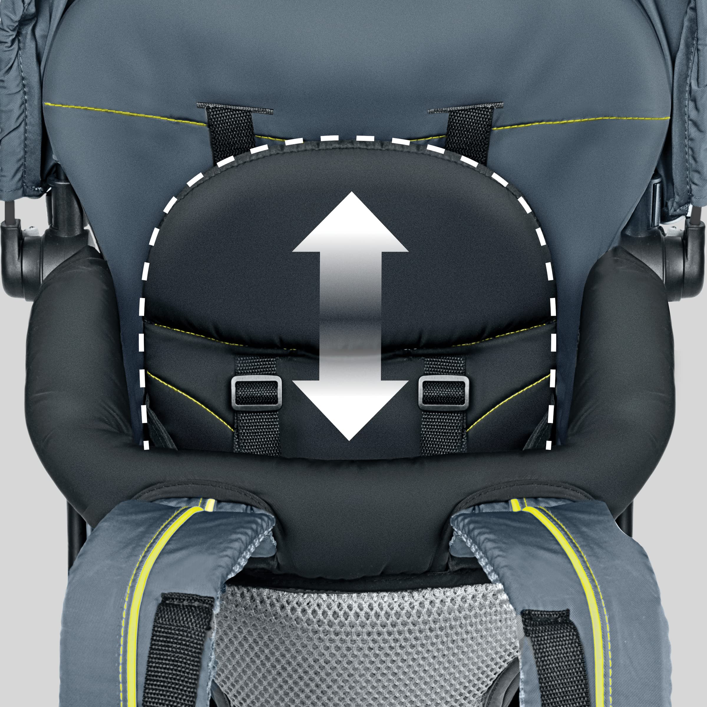 Chicco SmartSupport Aluminum Frame Backpack Carrier, Lightweight Baby Backpack Carrier | Solar/Grey - New Model