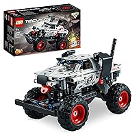 LEGO Technic Monster Jam Monster Mutt Dalmatian, Monster Truck Toy for Boys and Girls, Racing Toy with Pull Back Motor 42150