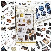 Paper House Productions Harry Potter Foil Accent 512-Piece Officially Licensed Sticker Folio - Houses, Characters, Planner Stickers and More!