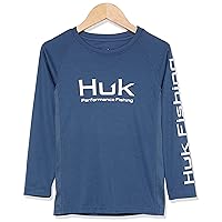 HUK Kids' Pursuit Long Sleeve Sun Protecting Fishing Shirt