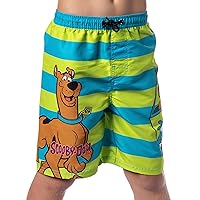 Scooby-Doo Mystery Machine Boys' Swim Trunks Shorts Elastic Waistband
