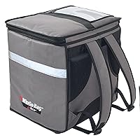 BGDB-1616 Insulated Food Delivery Bag, Backpack, Gray