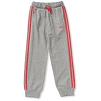 adidas Junior Girls Ess Knit Pants (Extra Small) Grey