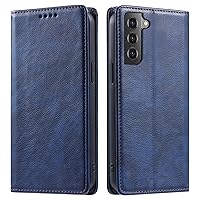 Cell Phone Flip Case Cover Compatible with Samsung Galaxy S21 FE Case With Card Holder Magnetic Phone Case Shockproof Cover Leather Protective Flip Cover-Credit Card Holder-Kickstand Book Folio Phone