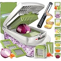 10-in-1, 8 Blade Vegetable Chopper & Swivel Peeler