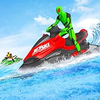 Fearless Superhero Speed Jet Ski Racing Water Boat Surfing Games