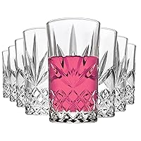 Godinger Highball Glasses, Tall Drinking Glasses for Water, Juice, Cocktails, Beer or Wine - Set of 8