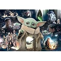 Buffalo Games - Silver Select - Star Wars - Grogu's Journey - 2000 Piece Jigsaw Puzzle for Adults Challenging Puzzle Perfect for Game Nights - Finished Size 38.50 x 26.50