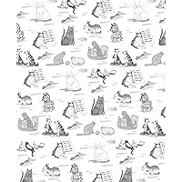 Nelson Line - The New Yorker Gift Wrap Pack - Cats