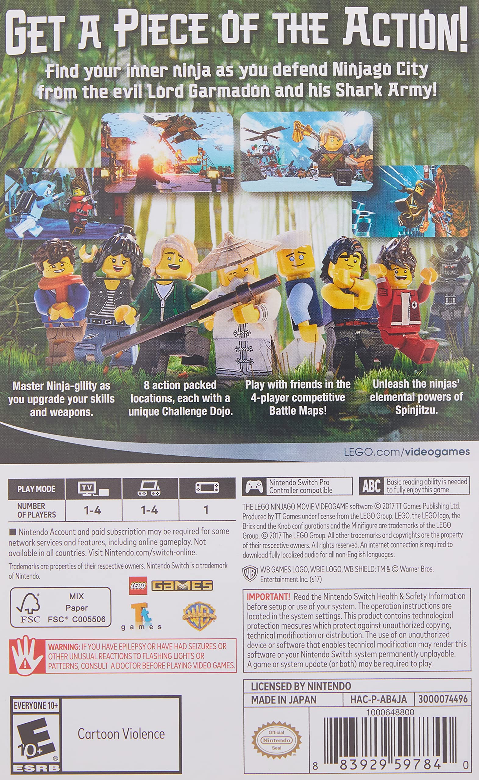 The LEGO Ninjago Movie Videogame - Nintendo Switch