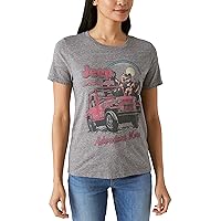 Lucky Brand Women's Short Sleeve Jeep Graphic Tee